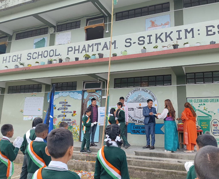 Visit to Phamtam Govt. Junior High School